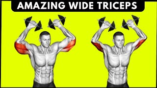 Amazing Wide Triceps Workout  Fitness Arena [upl. by Dlonyar477]