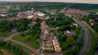 Houghton le Spring from the air [upl. by Iatnwahs]