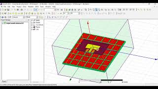 triple band antenna with metasurface FSS and AMC in hfss [upl. by Viv]