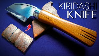 Japanese Kiridashi Knife Making Process [upl. by Esiuqram]