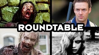 Talking Zombies with the Walking Deads Ross Marquand  CineFix Roundtable [upl. by Hpesoj480]