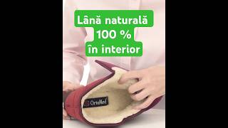 Ghete ortopedice OrtoMed® cu lână naturală 100 OrtoMed® 845T70 850T44 [upl. by Ecirted516]