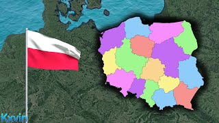 Poland  Geography amp Voivodeships  Fan Song by Kxvin [upl. by Pompei]