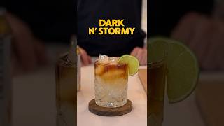 Super Easy And Simple Rum Cocktail Dark N Stormy  MyBartender shorts [upl. by Waddle]