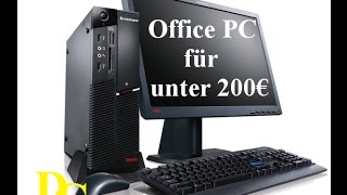 Office PC  Internet Computer für UNTER 200€  Office PC für weniger als 200€  Daniel Gaming [upl. by Eerased]