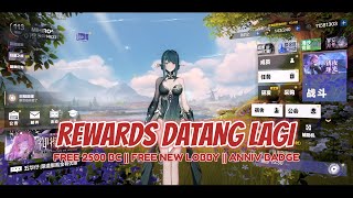 REWARDS DATANG LAGI YEEY FREE NEW LOBBY FREE 2500 BC  PUNISHING GRAY RAVEN [upl. by Aztinad]