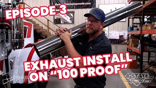 quot100 Proofquot Kenworth W900L Project  Exhaust Install  EP 3 [upl. by Nyleek901]