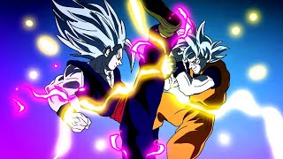 Ultra Instinct Goku vs Beast Gohan Animation [upl. by Pattie]