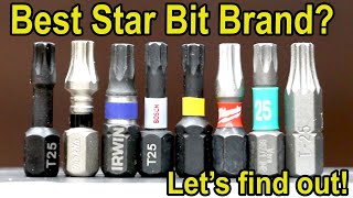 Best Star Torx Bit Brand Milwaukee DeWalt Makita Ryobi Wera Wiha Irwin Bosch Bauer [upl. by Enelhtac713]