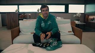 Aston Martin F1 Team drivers Fernando Alonso and Lance Stroll on their OMP racewear products [upl. by Sokul423]