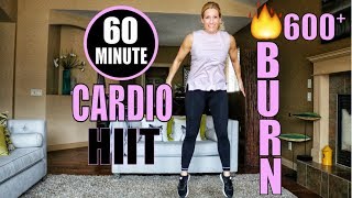 60 Minute Full Body amp Cardio HIIT  No Equipment Workout  Low Impact Mods Included [upl. by Felizio]