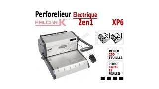 Comment utiliser le Perforelieur Electrique XP6 [upl. by Bernadene]