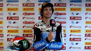 2024 Bennetts British Superbike Round 4 reactions after Race 2 from Knockhill [upl. by Sharma240]