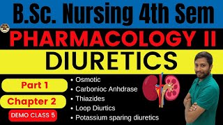 Chapter 2  Diuretics  Drug used in Urinary System  BSc Nursing 4th Sem  PHARMACOLOGY 2 [upl. by Asillam]