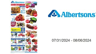 Albertsons Weekly Ad US  07312024  08062024 [upl. by Olag678]