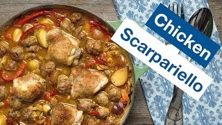 🔵 How To Make Chicken Scarpariello  Recipe [upl. by Haneeja]