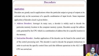 Decoders  Digital Principles  VHNSNC [upl. by Silin]