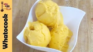 Mango Ice Cream Recipe🍨 With Evaporated Milk  Happy Fathers Day 2017💗💕 [upl. by Obelia379]