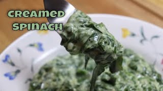 Creamed Spinach  Easy Side Dish Recipe  MOLCS Easy Recipes [upl. by Ut]