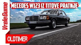 Titov bodyguard  Mercedes W123 280E [upl. by Yakcm]