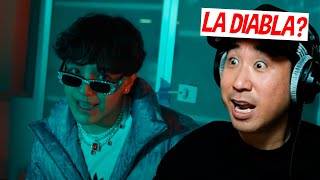 Coreano Loco reacciona a Xavi  La Diabla [upl. by Isdnyl]