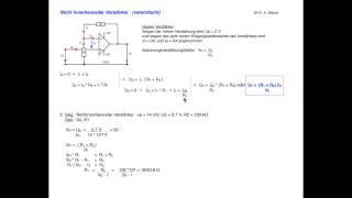 Nicht invertierender Verstärker vereinfacht [upl. by Hait]