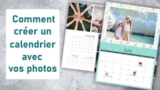 Сomment сréer un calendrier avec vos photos et vos fêtes [upl. by Assetan]