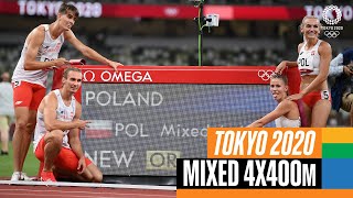 Mixed 4x400m Final  Tokyo Replays [upl. by Orabel]