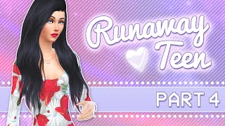 Lets Play The Sims 4 Runaway Teen Challenge  Part 4  Moving In [upl. by Ahsiekrats]