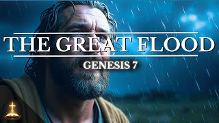 HOW The Great Flood STARTED  Genesis 7  King James Version Bible [upl. by Aelem]