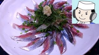 さんまの刺身の作り方♪ Pacific Saury for Fresh Sashimi♪ [upl. by Lusar]