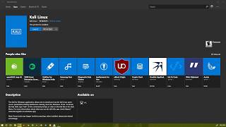 Install Kali Linux On Windows via Microsoft Store [upl. by Asinet]