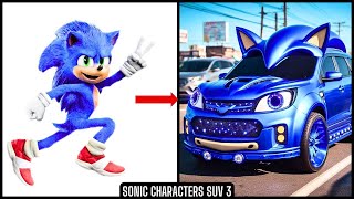 Sonic The Hedgehog All Characters as SUV Part 3 [upl. by Aropizt]