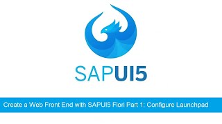 Create SAPUI5 Fiori application using Odata tutorial Part 1 Configure Launchpad  developersdiary [upl. by Adnawal713]