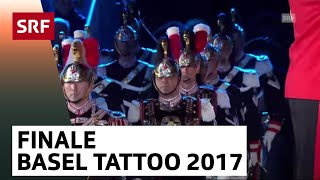 Finale  Einmarsch Mitwirkende  Basel Tattoo 2017  SRF [upl. by Yrelle]