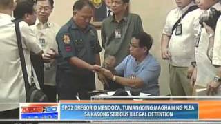 News to Go  SPO2 Gregorio Mendoza tumangging maghain ng plea sa kasong illegal detention 51111 [upl. by Nnylrahc]