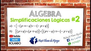 Simplificaciones Lógicas Ejercicio 2 [upl. by Gnilsia826]