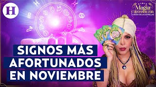 Noviembre signos del zodiaco más y menos afortunados  La Güera de las Estrellas [upl. by Reimer]