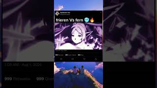 Frieren Vs fern 🥶🔥fypshortsanimefrieren  fern go viral [upl. by Staal]