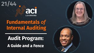 Audit Program A Guide and a Fence  Fundamentals of Internal Auditing  Part 21 of 44 [upl. by Cookie]