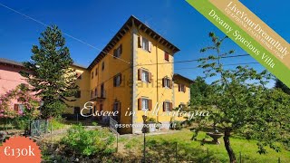 €130k  4BD VILLA EmiliaRomagna Near Tuscany Florence Bologna Cinque Terre Modena Italy for Sale [upl. by Lilla]