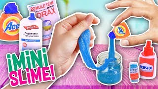 ✨ MINI SLIME GLITTER ✨ RECETAS Super FACILES de HACER Manualidades Fantásticas [upl. by Preciosa684]