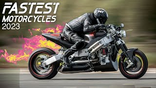 TOP 10 FASTEST MOTORCYCLES In The World 2023 [upl. by Odysseus]