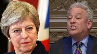 BERCOWS BREXIT BOMBSHELL Mister Speaker BLOCKS Theresa Mays third vote full statement [upl. by Okihsoy]