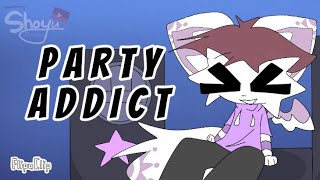 🎉 PARTY ADDICT  animation meme  HAPPY NEW YEAR 2024  oc 🎉 [upl. by Ellinehc]