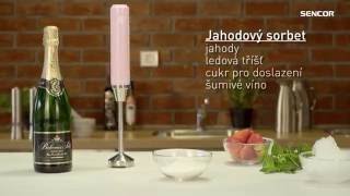 Jahodový sorbet  recept na jednoduchý jahodový sorbet [upl. by Lian]