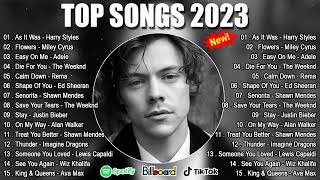 Best Pop Music 2023  Billboard Hot 100 Top Songs This Week 2023  Miley Cyrus Ed Sheeran Adele [upl. by Nylhtiak]