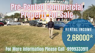 PreRented Commercial Property for Sale  Conscient One Sector 109 Gurugram  Dwarka Expressway [upl. by Ahsekahs]