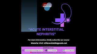 NEPHROLOGY  ACUTE INTERSTITIAL NEPHRITIS INTERNAL MEDICINE RESIDENTS  FAMILY MEDICINE RESIDENTS [upl. by Aicel]