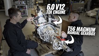 Audi 60 V12 TDI Manual Gearbox Conversion  T56 Magnum [upl. by Ferdy510]